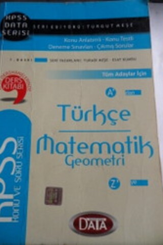 KPSS Türkçe Matematik Geometri Turgut Meşe