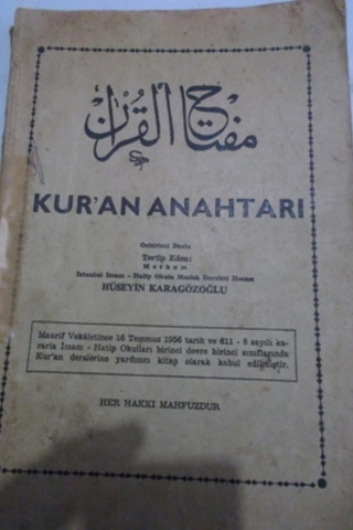 Kur'an Anahtarı Hüseyin Karagözoğlu