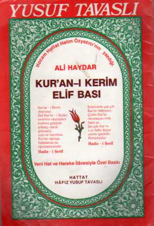 Kur'an-ı Kerim Elif Bası Ali Haydar