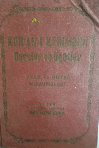 Kur'an-ı Kerimden Dersler Ömer Nashi Bilmen