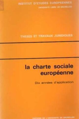 La Charte Sociale Europeenne