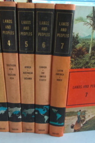 Lands And Peoples / 7 Cilt Takım