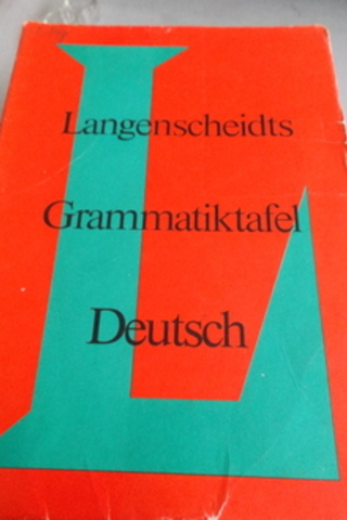 Langenscheidts Grammatiktafel Deutsch