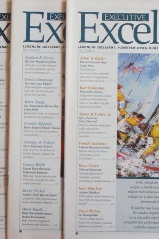 Leadership Excellence Dergisi Sayılar/2001: 48, 49, 50, 51