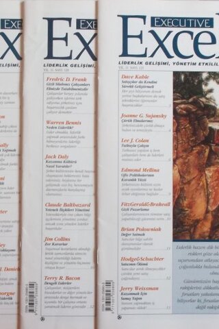 Leadership Excellence Dergisi Sayılar/ 2007: 119, 125, 127, 129