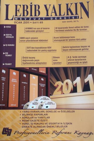 Lebib Yalkın Mevzuat Dergisi Ocak 2011 Sayı 85