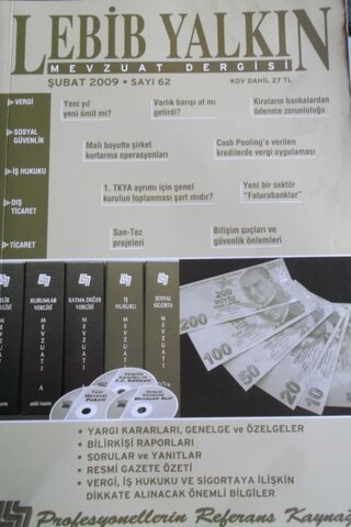 Lebib Yalkın Mevzuat Dergisi Şubat 2009 Sayı 62