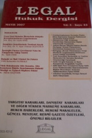 Legal Hukuk Dergisi 2007 / 53