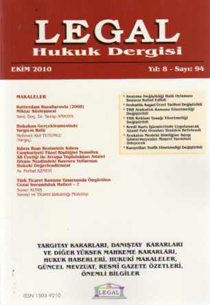Legal Hukuk Dergisi 2010/94