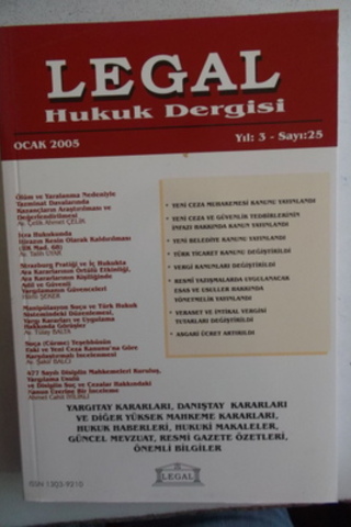 Legal Mali Hukuk Dergisi 2005 / 25