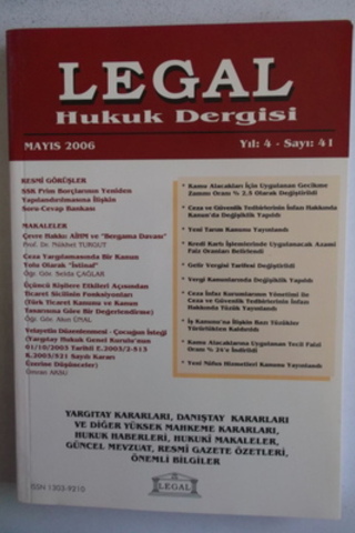 Legal Mali Hukuk Dergisi 2005 / 41