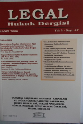 Legal Mali Hukuk Dergisi 2006 / 47