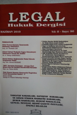 Legal Mali Hukuk Dergisi 2010 / 90