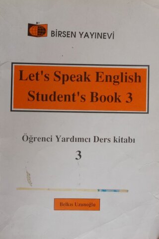 Let's Speak English Student's Book 3 Öğrenci Yardımcı Ders Kitabı Belk