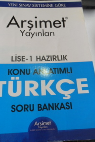 Lise 1 Hazırlık Konu Anlatımlı Türkçe Soru Bankası