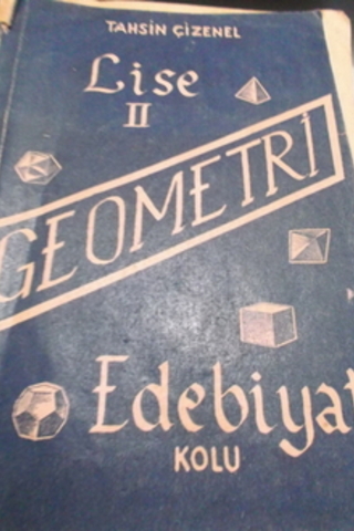 Lise II Geometri Edebiyat Kolu Tahsin Çizenel