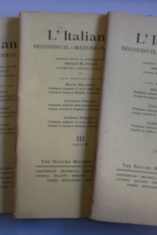 L'İtaliano Secondo Il Metodo Natura II-III-IV