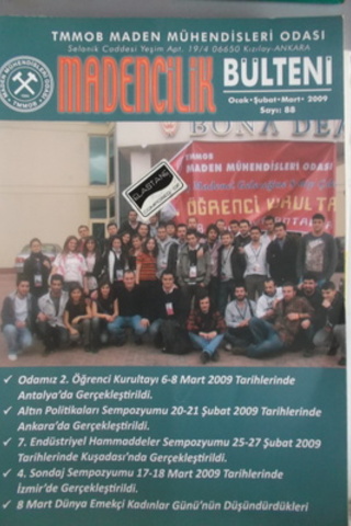 Madencilik Bülteni 2009 / 88