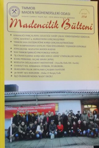 Madencilik Bülteni sayı :104