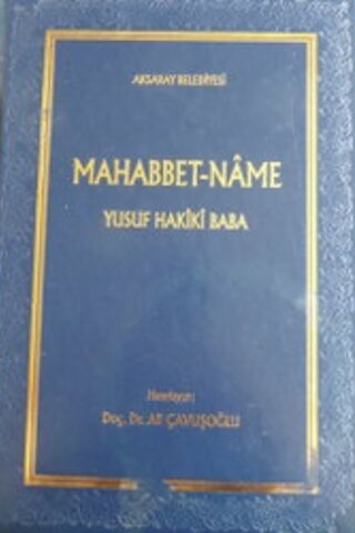 Mahabbet-name Yusuf Hakiki Baba