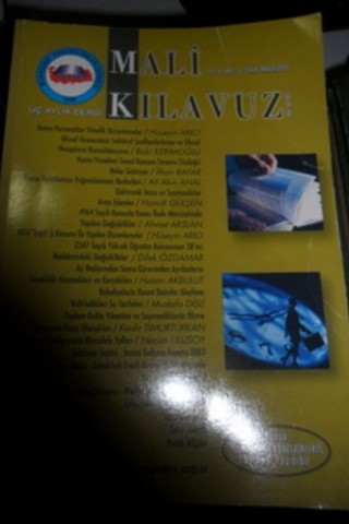 Mali Kılavuz 2003 / 22