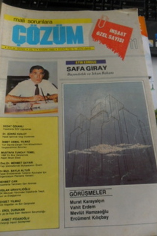 Mali Sorunlara Çözüm 1985 / 11