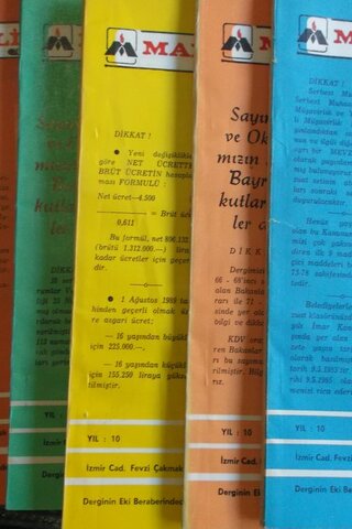 Maliye Postası Seti / 5 Adet