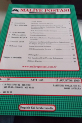 Maliye Postası 1999 / 449