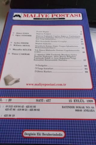 Maliye Postası 1999 / 451