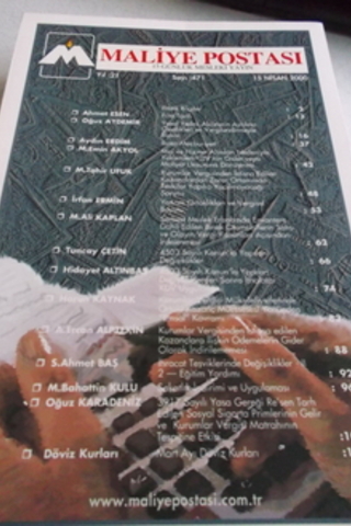 Maliye Postası 2000 / 471