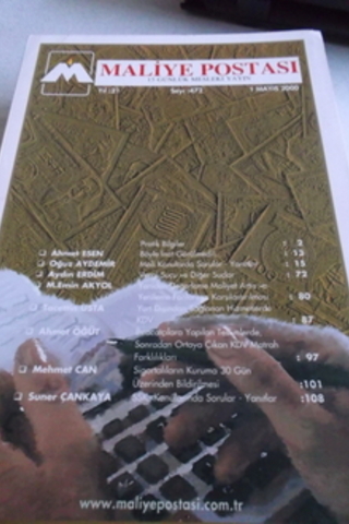 Maliye Postası 2000 / 472