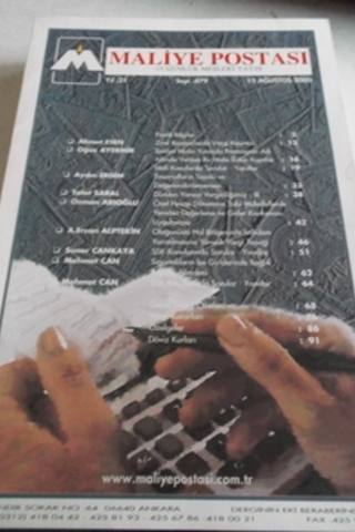 Maliye Postası 2000 / 479