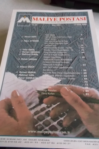 Maliye Postası 2000 / 483