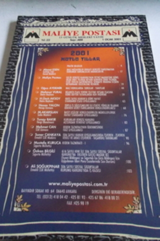 Maliye Postası 2001 / 488