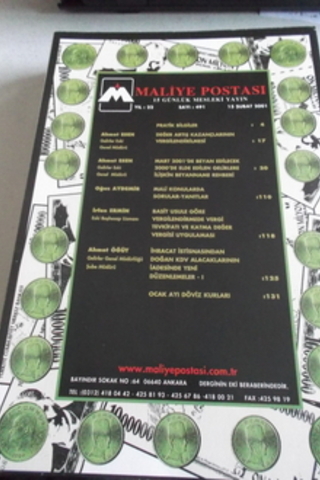 Maliye Postası 2001 / 491