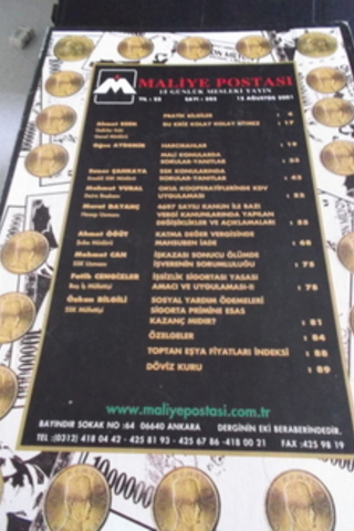 Maliye Postası 2001 / 503