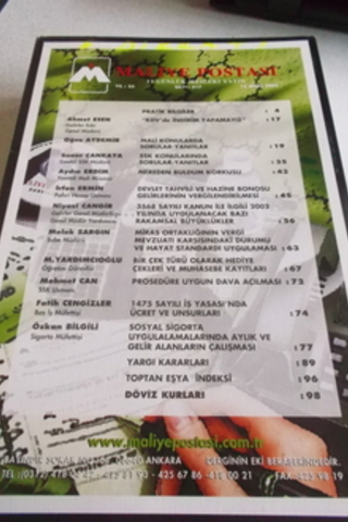 Maliye Postası 2002 / 517