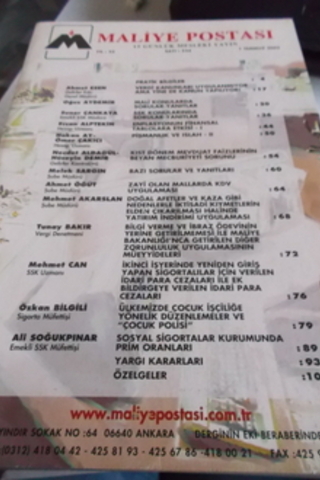 Maliye Postası 2002 / 524