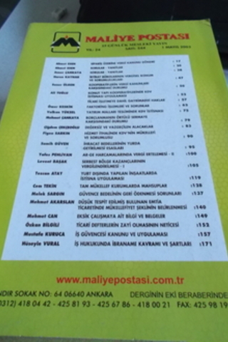 Maliye Postası 2003 / 544