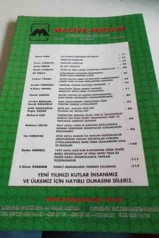 Maliye Postası 2004 / 560