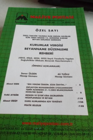 Maliye Postası 2004 / 565