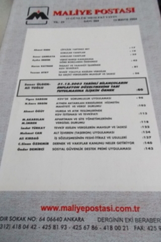 Maliye Postası 2004 / 569