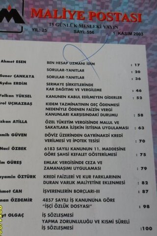 Maliye Postası 2004 / 569