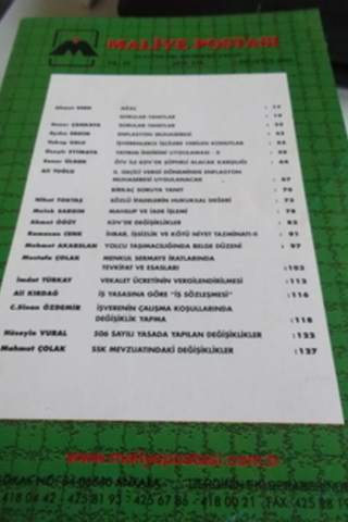 Maliye Postası 2004 / 574