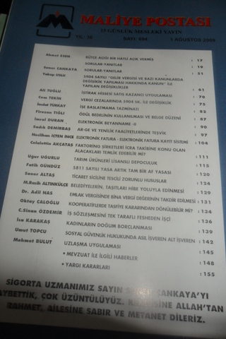 Maliye Postası 2009/694