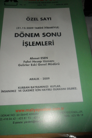 Maliye Postası 2009 /702