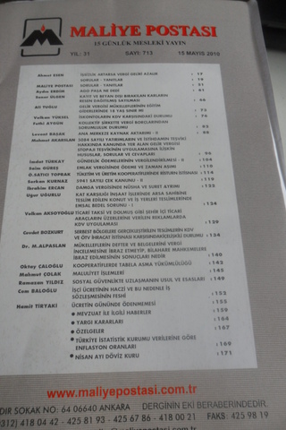 Maliye Postası 2010/713