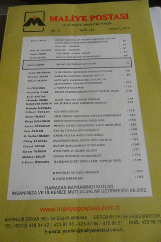Maliye Postası 2010/720