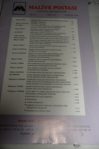 Maliye Postası 2010/721