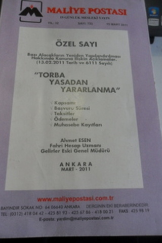 Maliye Postası 2011 / 733